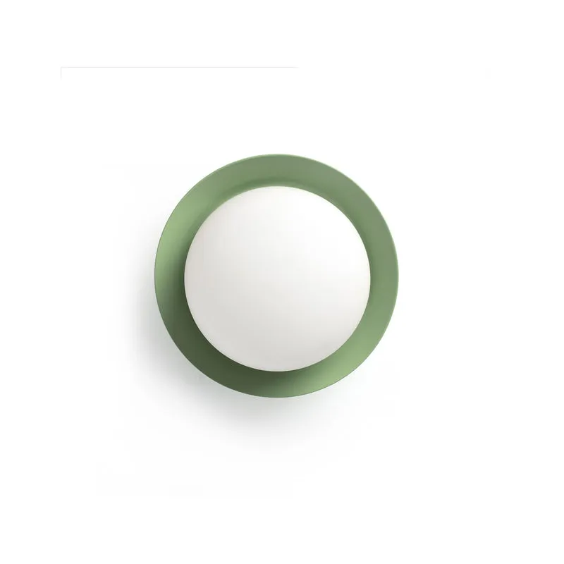 May - Applique murale LED en acier et verre, style contemporain