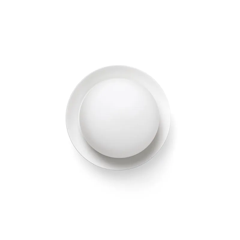 May - Applique murale LED en acier et verre, style contemporain