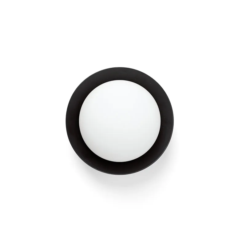 May - Applique murale LED en acier et verre, style contemporain