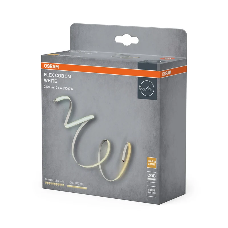 OSRAM FLEX COB 5M striscia LED, gialla, 22W, 1750lm