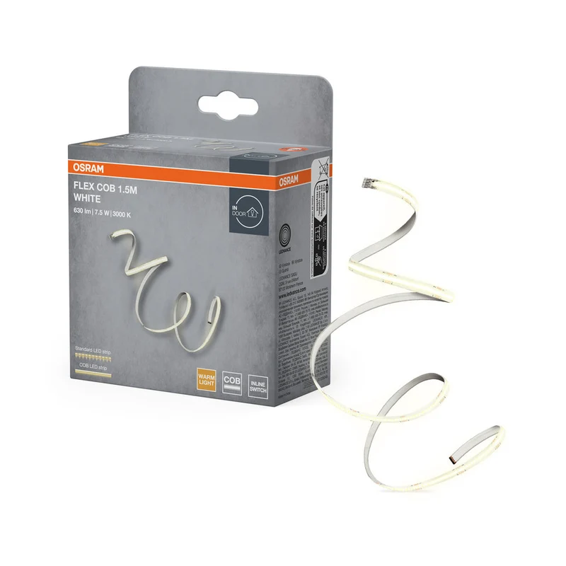 OSRAM FLEX COB 1.5M striscia LED, gialla, 8W, 600lm
