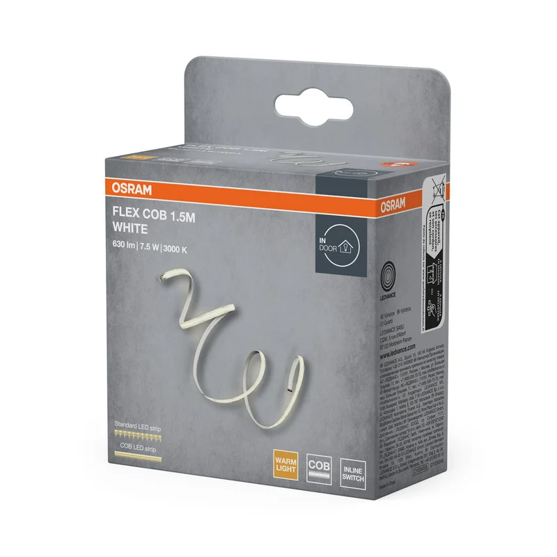OSRAM FLEX COB 1.5M striscia LED, gialla, 8W, 600lm