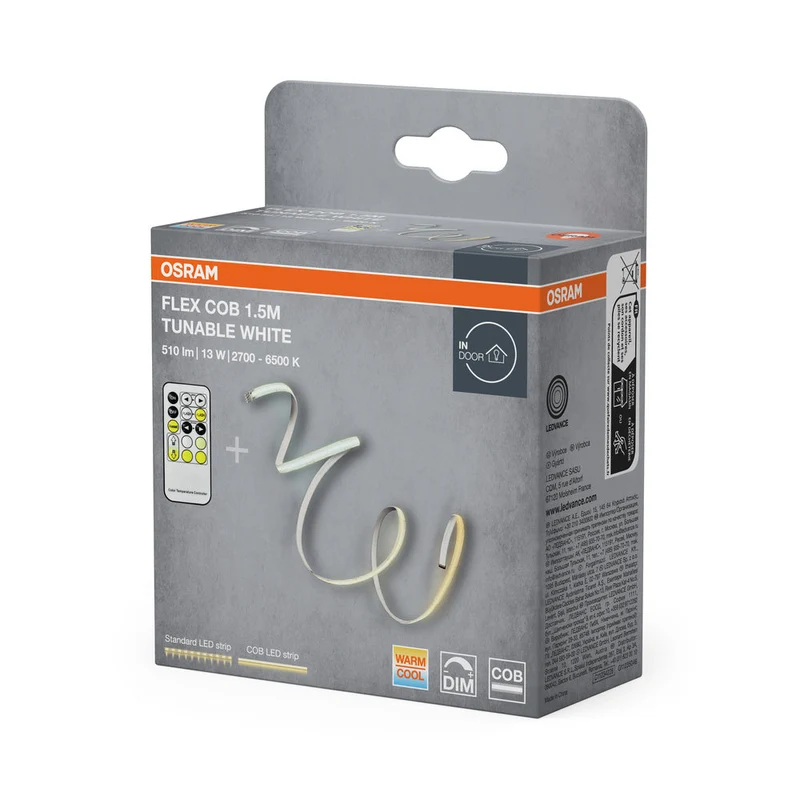 OSRAM FLEX COB 1.5M striscia LED TW RC, giallo, 14W, 500lm