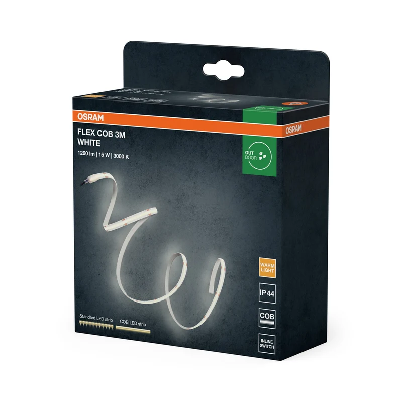 OSRAM FLEX COB OUTDOOR 3M striscia LED, bianco, 13W, 1900lm