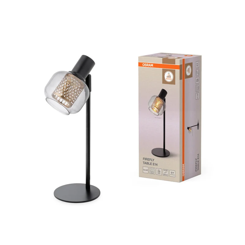 OSRAM DECOR Firefly lampada da tavolo E14 nero