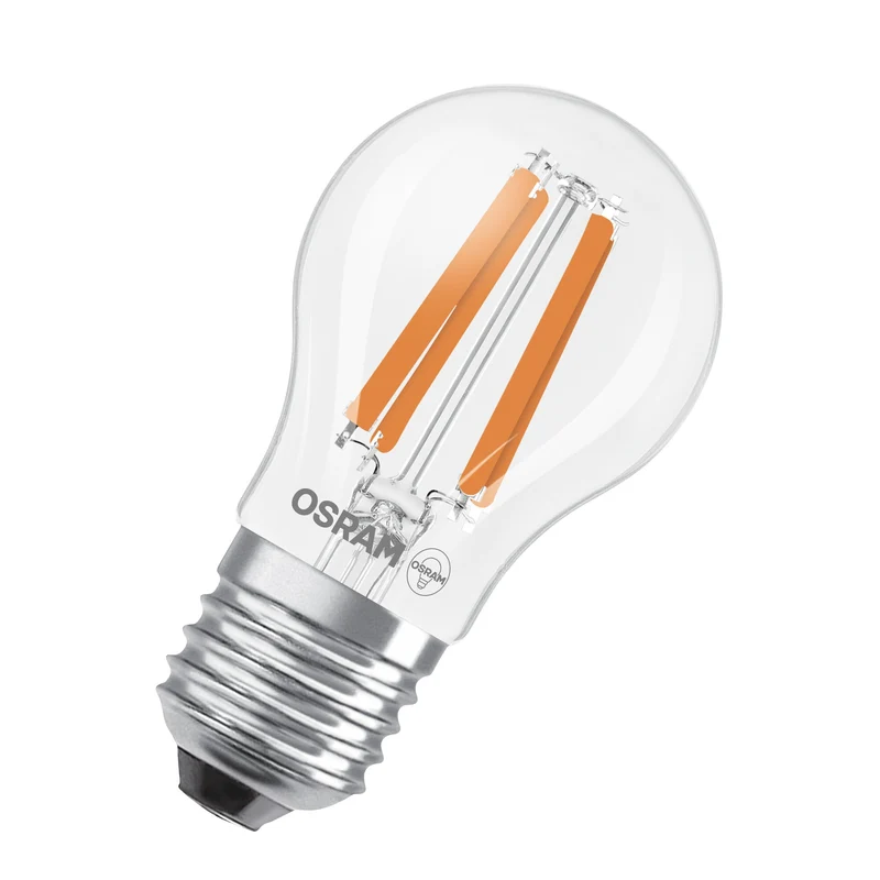 OSRAM LED Superstar Classic Lampada Chiara, 2.2W, 470lm, 45mm, Bianco Caldo, E27