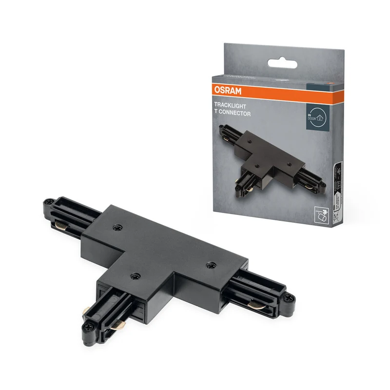 OSRAM Tracklight Binario elettrico T-Connector Nero