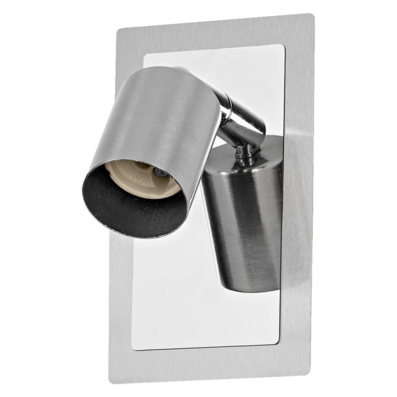 OSRAM LED Spot Cylinder Duo Lampada da parete 1xGU10 Nichel spazzolato