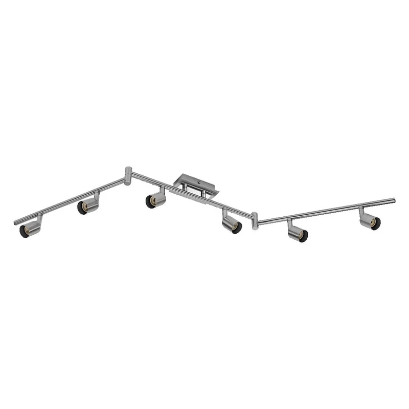 OSRAM LED Spot Cylinder Duo Lampada da soffitto 6xGU10 Nichel spazzolato