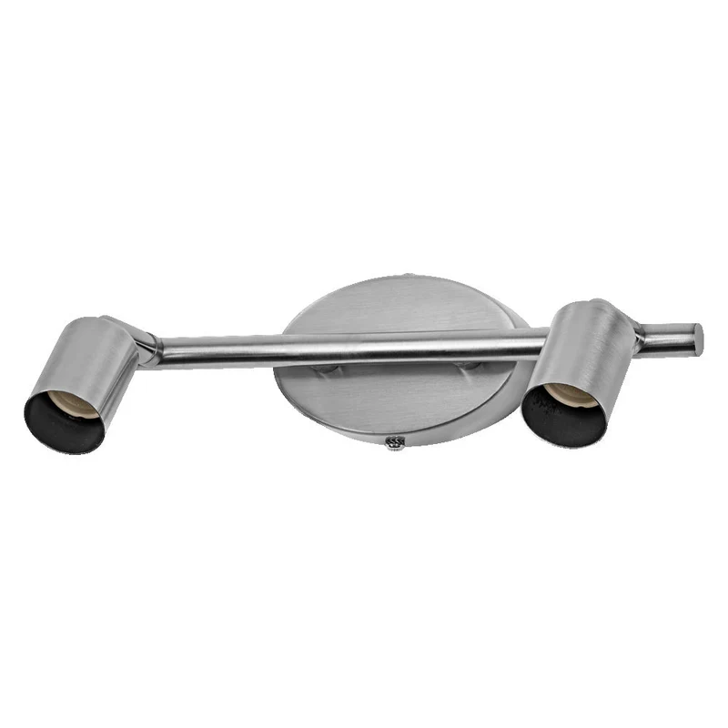 OSRAM LED Spot Cylinder Lampada da soffitto 2xGU10 Nichel spazzolato