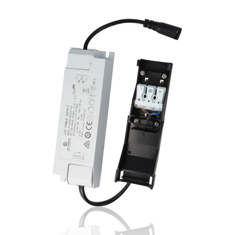 Faretto LED rotondo da incasso diam.189mm, orientabile, 30W, 220Vac, con regolazione temperatura luce (Calda - Naturale - Fredda) - Bianco