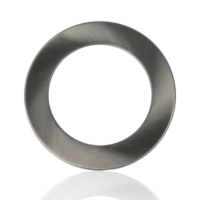 Faretto LED rotondo da incasso diam.96mm, 7W, 220Vac, con regolazione temperatura luce (Calda - Naturale - Fredda) - Dimmerabile - Bianco + cover acciaio spazzolato
