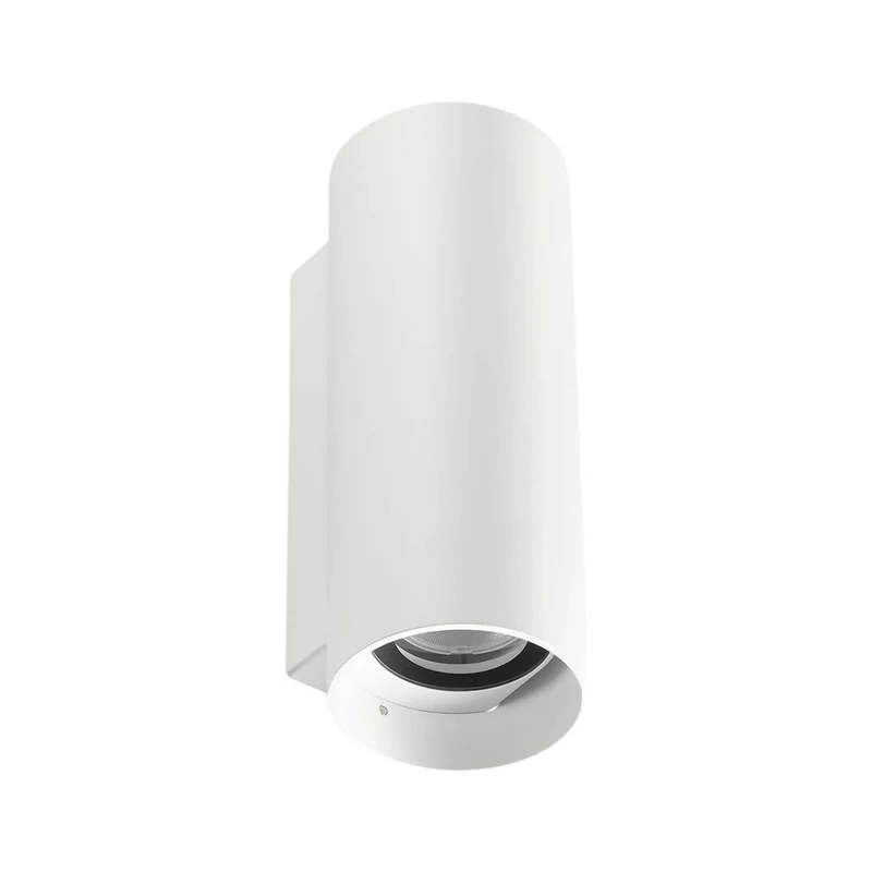 Kov - Applique murale LED ronde d’extérieur en acier, style contemporain