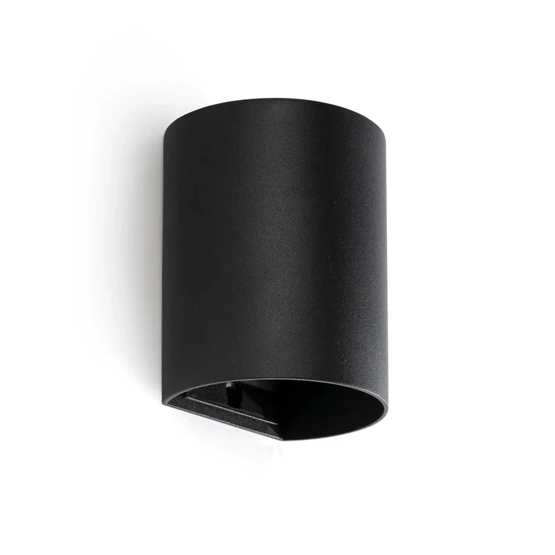 Sole - Applique murale compacte en acier, style contemporain