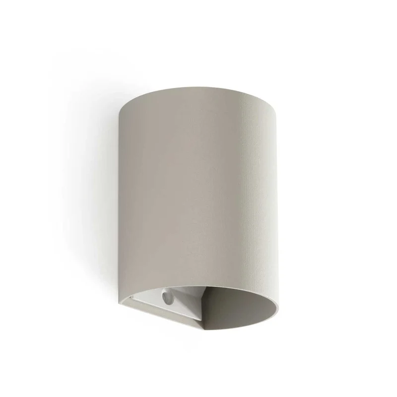 Sole - Applique murale compacte en acier, style contemporain