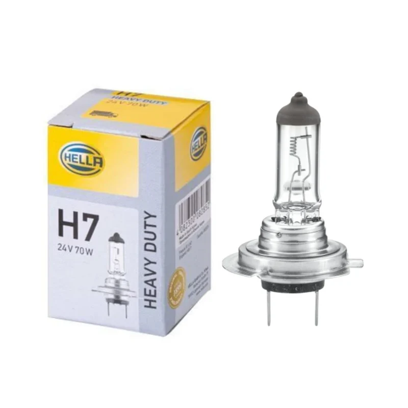 HELLA 24v 70W H7 / Lampadina per fari camion / Nr. 499