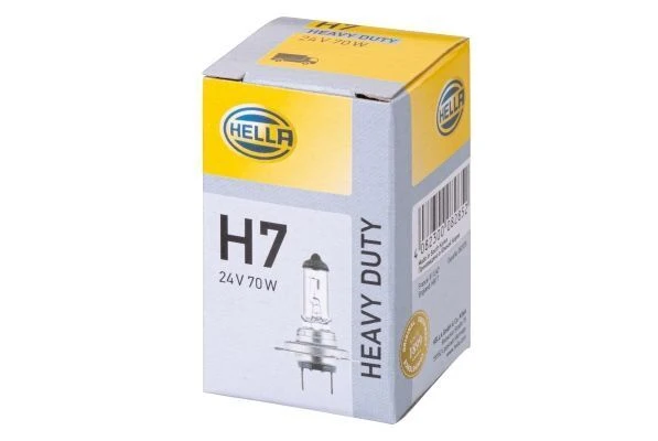 HELLA 24v 70W H7 / Lampadina per fari camion / Nr. 499