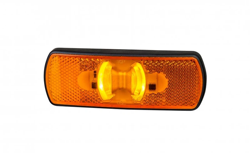 Luce di posizione laterale a LED con montaggio superficiale senza fissaggi visibili