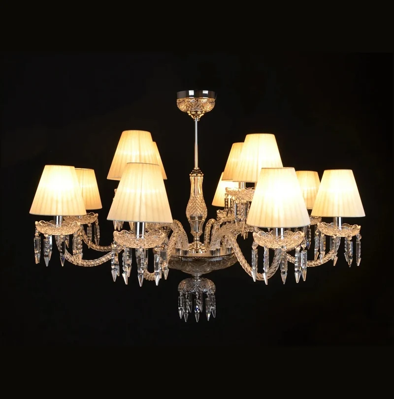 Casa Padrino Luxus Barock Kristall Kronleuchter Gold Ø 80 x H. 74 cm - Prunkvolle Messing Kronleuchter mit böhmischem Kristallglas - Barock Möbel - Edel & Prunkvoll