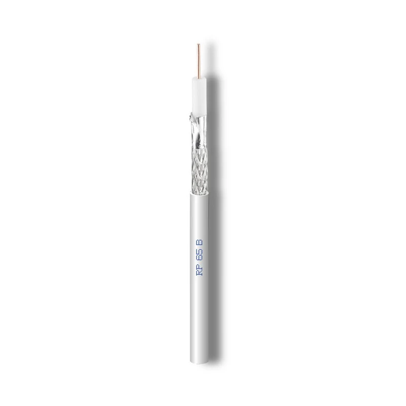 Cavel Cavo coassiale 75 Ohm bobina 100 m Made in Italy per uso interno, cavo antenna, cavo coassiale con schermatura