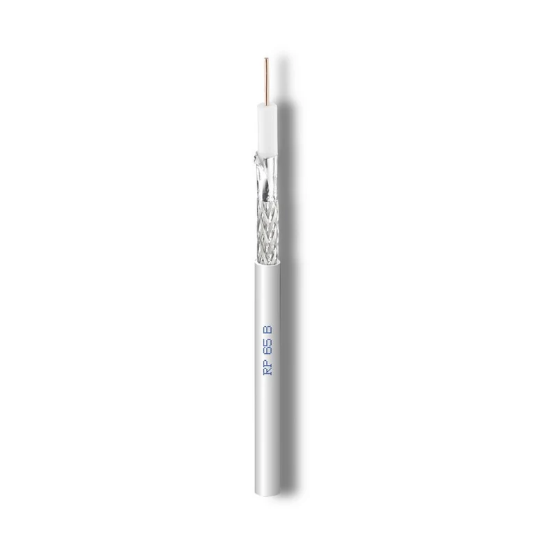Cavel Cavo coassiale 75 Ohm bobina 100 m Made in Italy per uso interno, cavo antenna, cavo coassiale con schermatura