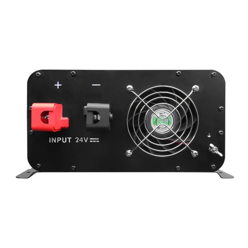 Alcapower 924231 Inverter sinusoidale onda pura 3000W, controllo remoto con cavo di 6m incluso e 2 prese USB, Input 24V Output 230V, display LCD, cavi inclusi