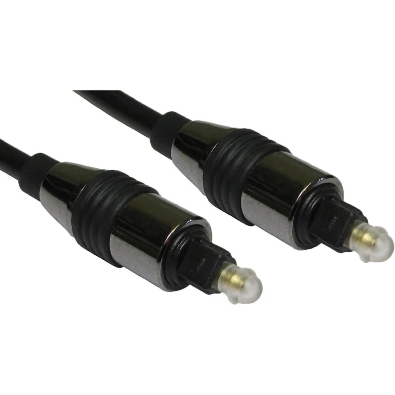 GBC Cavo audio digitale in fibra ottica, cavo con connettori Toslink T, cavo per Home Theatre, qualità PREMIUM, 10 m