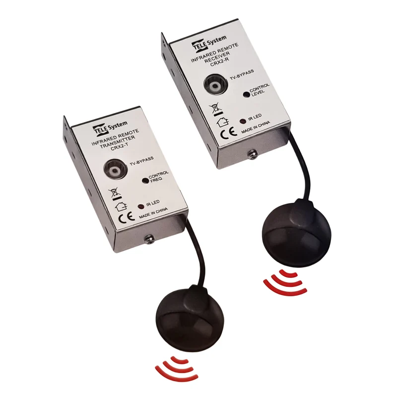 TELE System CRX2RT Trasmettitore segnale IR, ripetitore ed estensore di telecomando via cavo coassiale