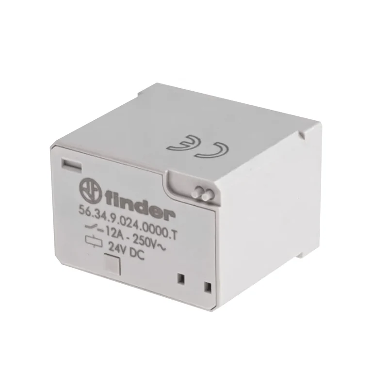 Finder Serie 56 Relais di potenza 4 commutatori 12A 24V DC 56.34.9.024.0000.T