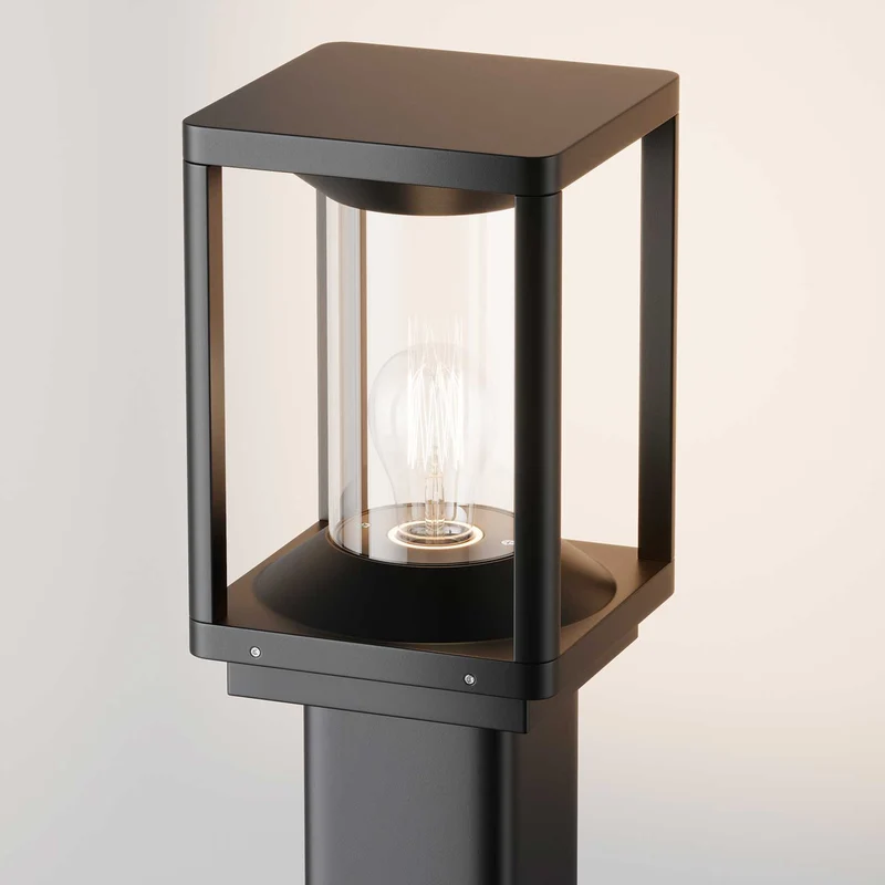 Cell - Borne lumineuse extérieur en acier moderne