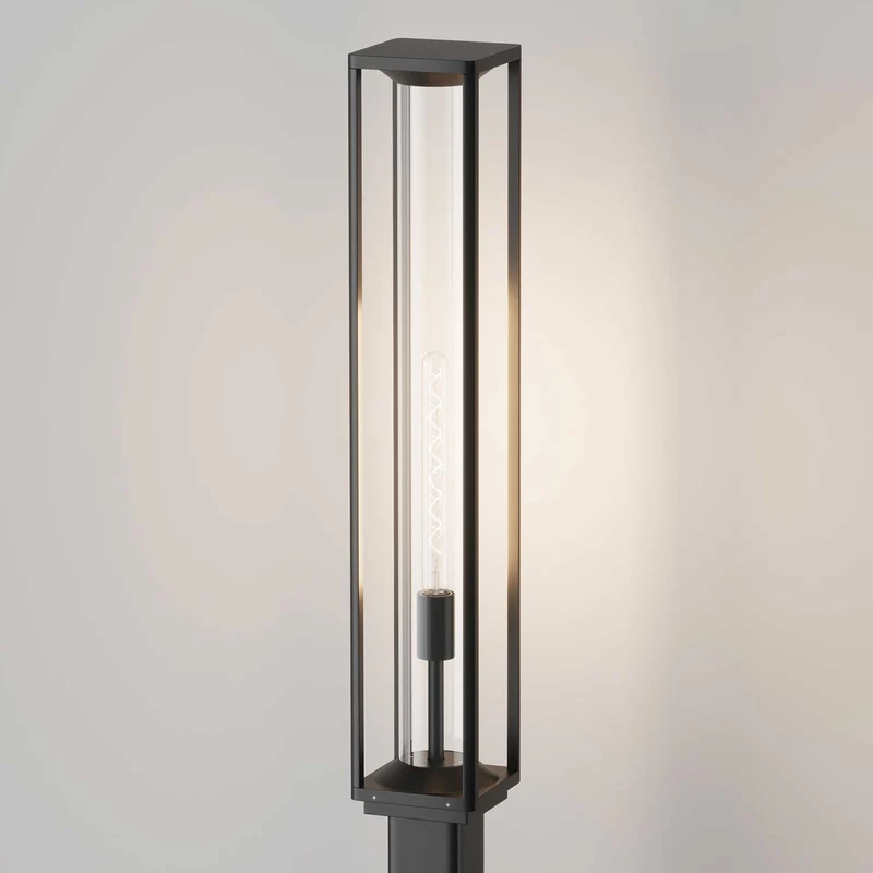 Cell - Borne lumineuse extérieur en acier moderne