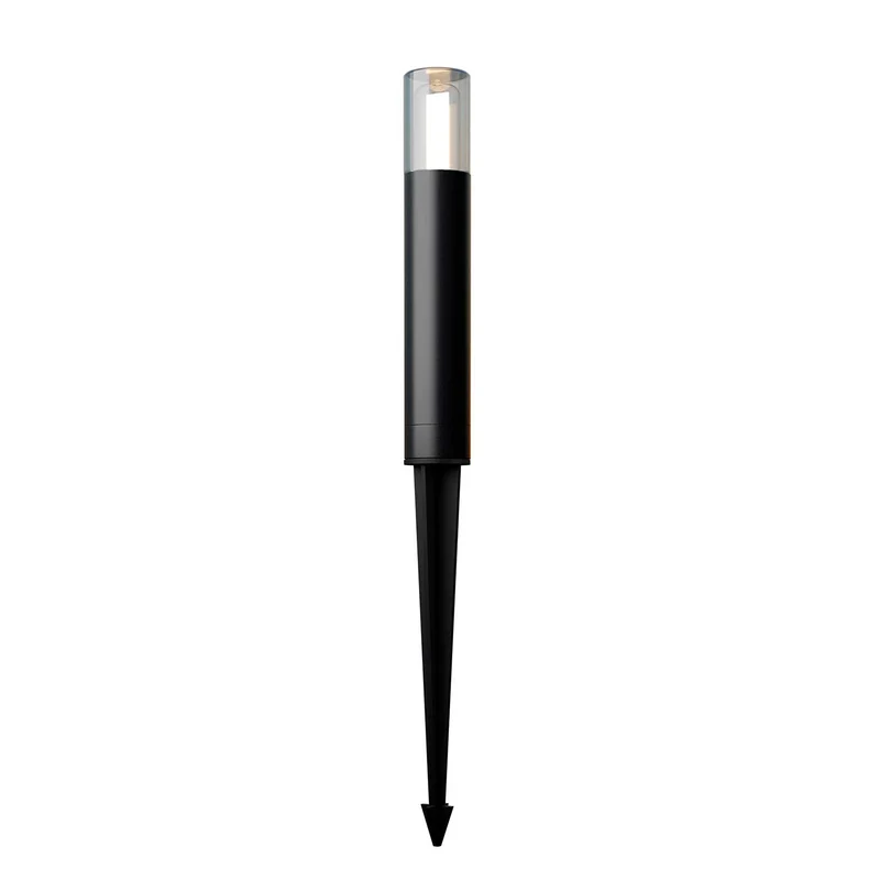 Glide - Potelet extérieur élancé en acier, style contemporain