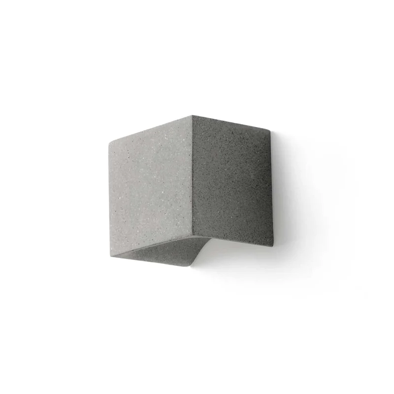 Grot - Applique murale LED d’extérieur en béton, style contemporain