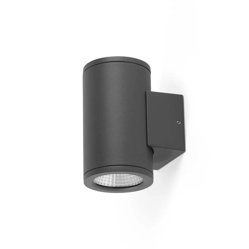 Tond - Applique murale LED d’extérieur en acier, style contemporain