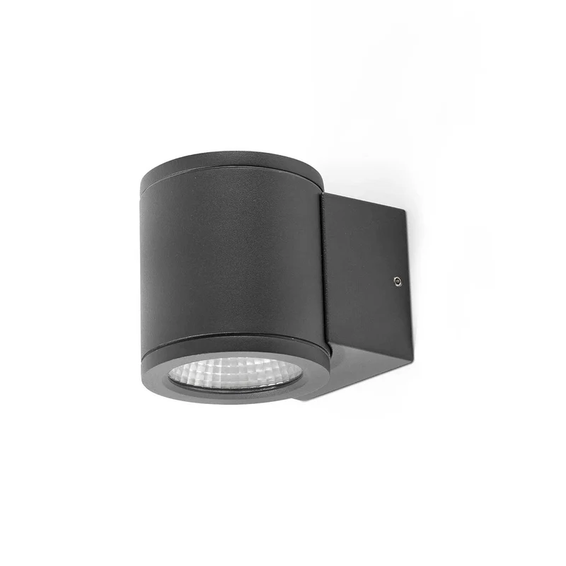 Tond - Applique murale LED d’extérieur en acier, style contemporain