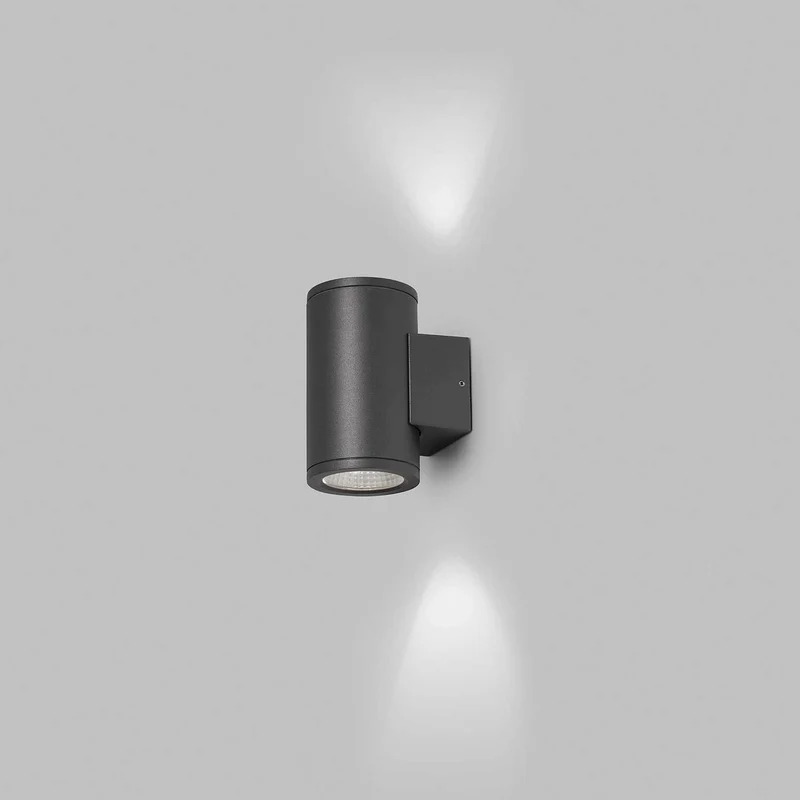 Tond - Applique murale LED d’extérieur en acier, style contemporain