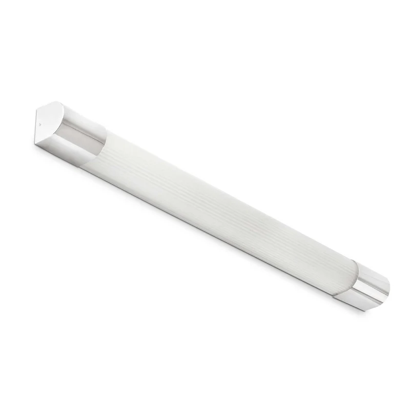 Kiva - Applique murale LED en chrome et PMMA, style contemporain
