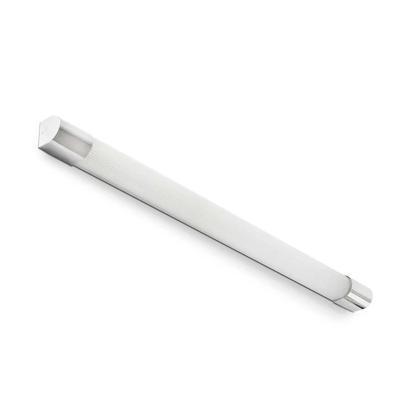 Kiva - Applique murale LED en chrome et PMMA, style contemporain