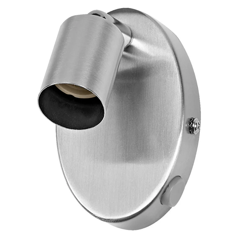 OSRAM LED Spot Cylinder Lampada da parete 1xGU10 Nichel spazzolato