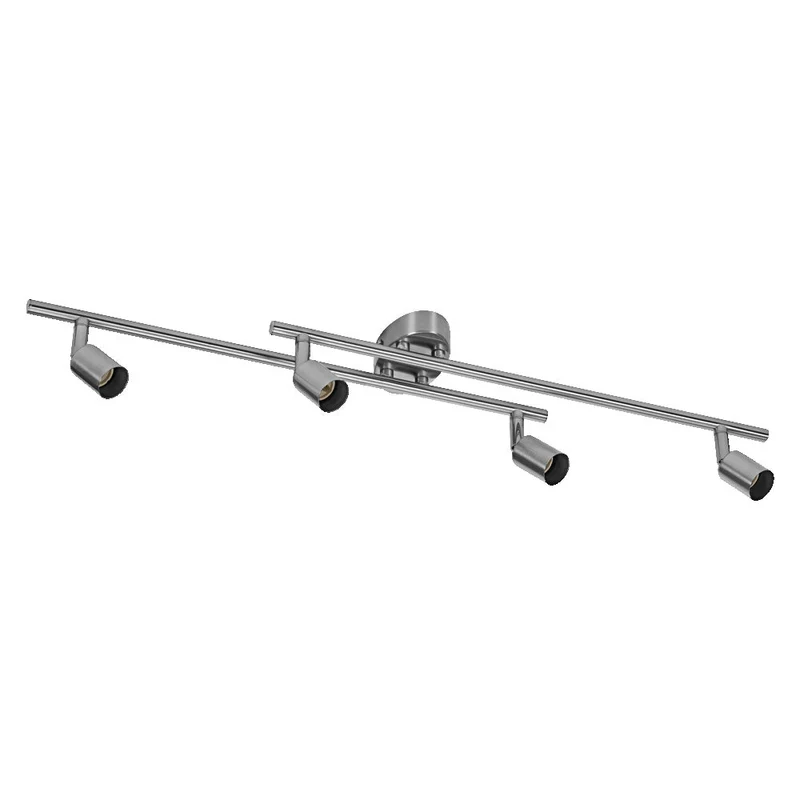 OSRAM LED Spot Cylinder Lampada da soffitto 4xGU10 Nichel spazzolato