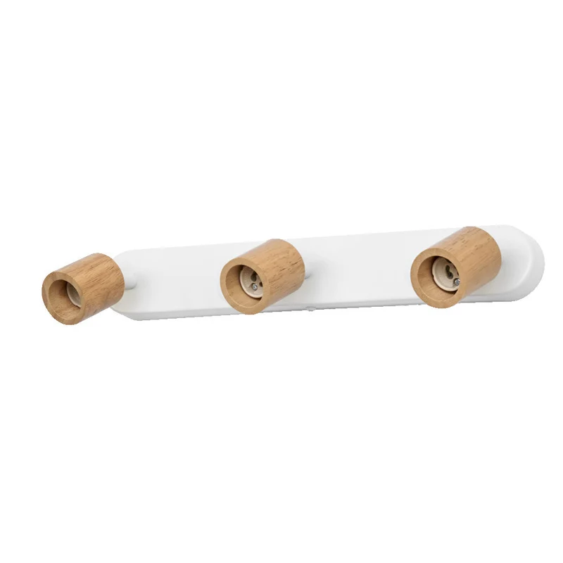 OSRAM LED Spot Brick Lampada da soffitto 3xGU10 Bianco e legno