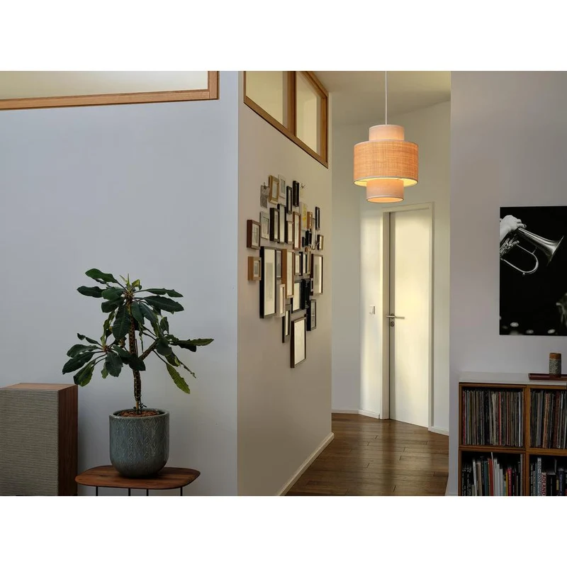 OSRAM DECOR Wrap Cylinder Lampada a sospensione E27 Beige