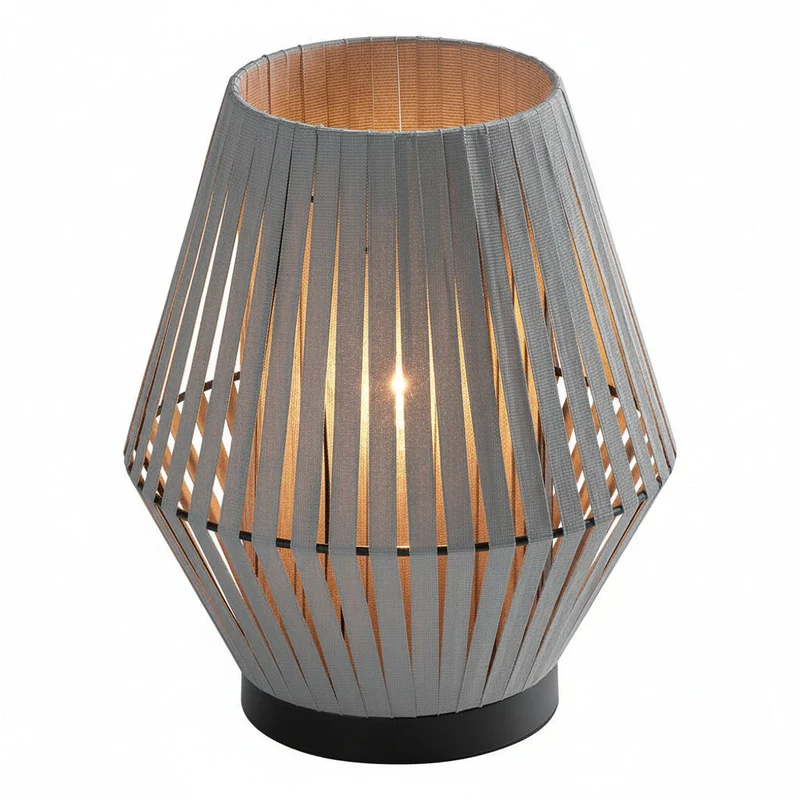 OSRAM DECOR Lampada da tavolo Stripes 1xE14 Grigio scuro