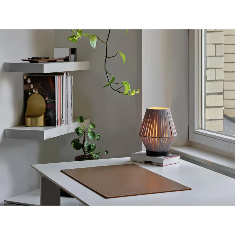 OSRAM DECOR Lampada da tavolo Stripes 1xE14 Grigio scuro