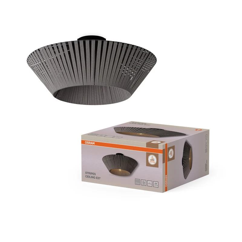 OSRAM DECOR Lampada da soffitto Stripes 1xE27 Grigio scuro