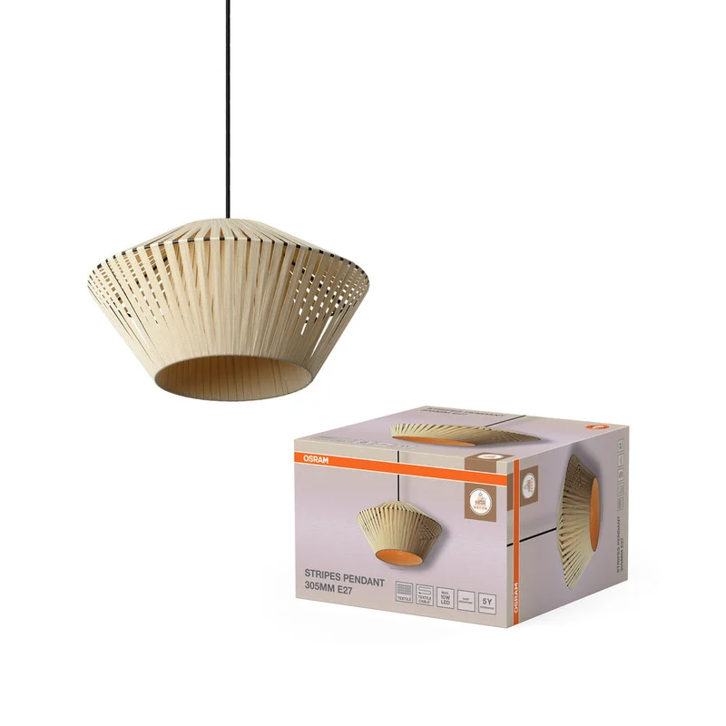 OSRAM DECOR Lampada a sospensione Stripes 1xE27 Beige