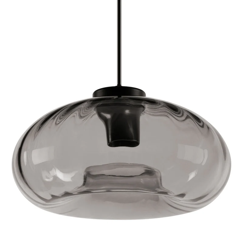 OSRAM DECOR Lampada a sospensione in vetro fumé E27 Nero