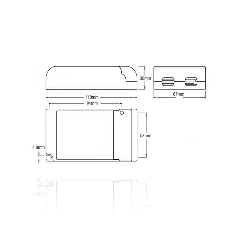 Alimentatore per dispositivi LED dimmerabile 0/10V