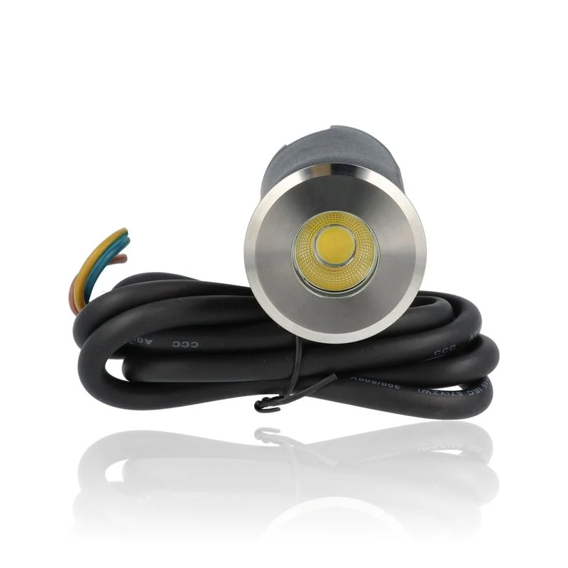 Faretto da interrare diam.42mm, 3W, 220Vac, Luce Naturale