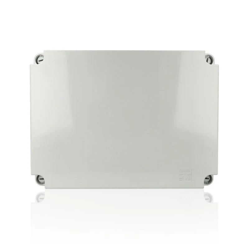 GEWISS GW44209 - Scatola di derivazione con coperchio a vite - IP56 - dim. int. 300x220x120 - pareti lisce - Grigio